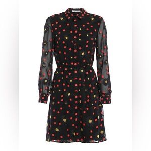Alice + Olivia Black Floral Dress